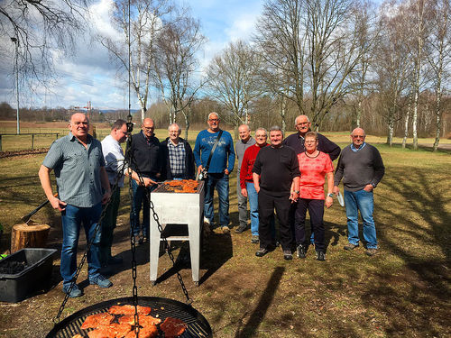 Wanderung April 2018 zum Hundeverein Sanddorf
